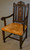 SOLD Antique Set of 4 Oak Carved Dining Chairs