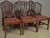 SOLD Antique Set of Six Shield Back Hepplewhite Dining Chairs