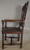 SOLD Antique Set of Six Heavily Carved Oak Dining Chairs