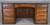 SOLD Antique Victorian Oak Raised Panel Flat Top Desk – 66”