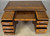SOLD Antique Victorian Oak Raised Panel Flat Top Desk – 66”