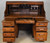 SOLD Antique Oak Raised Panel S Roll Top Desk