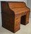 SOLD Antique Oak Raised Panel S Roll Top Desk