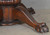 SOLD Antique Victorian Round Mahogany Claw Foot Table w/2 Leaves