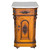 SOLD Antique Victorian Marble Top Half Commode Ash & Walnut