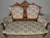SOLD Antique Seven Piece Victorian Burl Walnut Parlor Set