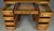SOLD Antique Victorian Oak Raised Panel Tiger Sawn Roll Top Desk