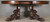 SOLD Antique Mahogany Heavy Carved Lion Head Claw Foot Banquet Table