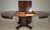 SOLD Antique Round Mahogany Empire Table with 3 Leaves