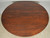 SOLD Antique Round Mahogany Empire Table with 3 Leaves
