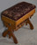 SOLD Antique Victorian Carved Hassock / Bench Flip Seat
