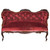 SOLD Antique Victorian Mahogany Carved Loveseat