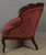 SOLD Antique Victorian Mahogany Carved Loveseat