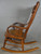 SOLD Antique Rocker, Victorian Carved Roll Arm Rocking Chair
