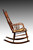 SOLD Oak Larkin Ribbon Back Design Rocking Chair