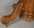 SOLD Antique Oak Carved Banquet Table – 5 Leaves