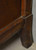 SOLD Antique Oak Double Door Carved Pillar Bookcase with Drawers