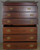 SOLD Antique Mahogany 6 Piece Bedroom Set