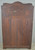 SOLD Antique Oak Mirror Gallery Back Double Drawer Double Door Bookcase