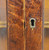SOLD Antique Oak Mirror Gallery Back Double Drawer Double Door Bookcase