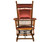 SOLD Antique Barley Twist Platform Rocker by Hunzinger