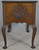 SOLD Antique Carved Oak Ladies Writing Desk / Vanity
