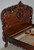 SOLD Vintage Heavily Carved Bed – Queen Size