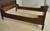 Antique 3 Piece Victorian Marble Top Bed Set - Rose Marble #21975