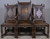 SOLD Antique Set of 6 Heavily Carved Oak Dining Chairs – Victorian