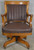 SOLD Antique Victorian Oak Lawyers Bankers Office Chair – Classy