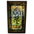 SOLD Antique Victorian Leaded Stained Glass Window with Lillies