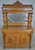 SOLD Antique Victorian Oak Carved Sideboard w/ Jenny Lind Cupid & Angels