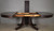 SOLD Antique Mahogany Round Dining Table – 54” Single Leaf