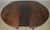 SOLD Antique Mahogany Round Dining Table – 54” Single Leaf