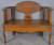 SOLD Antique Victorian Oak Hall Bench