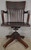 SOLD Antique Office Tilt Swivel Lawyers Bankers Desk Chair