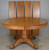 SOLD Antique Victorian Oak Ball and Claw Dining Table w/4 Leaves