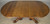 SOLD Antique Round Oak Claw Foot Split Base Table w/3 Leaves