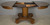 SOLD Antique Round Oak Empire Style Dining Table – 44” Round