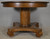 SOLD Antique Round Oak Empire Style Dining Table – 44” Round