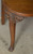 SOLD Antique Oak Double Curved Glass Door Sever with Mirror Back