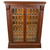 SOLD Antique Oak Leaded Door Bookcase