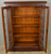 SOLD Antique Oak Leaded Door Bookcase