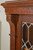 SOLD Antique Oak Leaded Door Bookcase