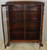 SOLD Antique Mahogany Carved Claw Foot Pillar Bookcase with Lion Heads