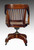 SOLD Tiger oak Lawyer's Curved Back Office Chair