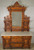 Antique Monumental Marble Top Sideboard – Extra Tall #22050