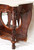 SOLD Antique Swan Carved Mahogany Marble Top Console Table