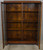 SOLD Antique Oak Two Door Claw Foot Bookcase