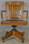 SOLD Antique Oak Lawyers Bankers Tilt Swivel Office Chair